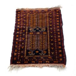 Vilnonis rankų darbo kilimėlis “Afghan” 71x49x0,5 cm