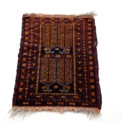 Vilnonis rankų darbo kilimėlis “Afghan” 71x49x0,5 cm