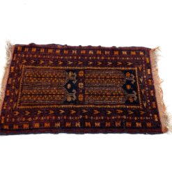 Vilnonis rankų darbo kilimėlis “Afghan” 71x49x0,5 cm