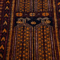 Vilnonis rankų darbo kilimėlis “Afghan” 71x49x0,5 cm