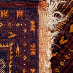 Vilnonis rankų darbo kilimėlis “Afghan” 71x49x0,5 cm