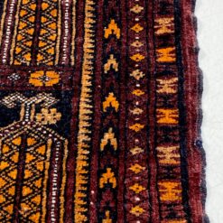 Vilnonis rankų darbo kilimėlis “Afghan” 71x49x0,5 cm