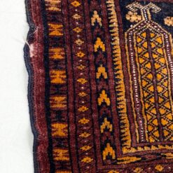 Vilnonis rankų darbo kilimėlis “Afghan” 71x49x0,5 cm