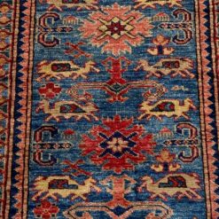 Vilnonis rankų darbo kilimas 118x68x0,5 cm