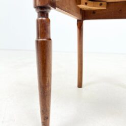 Biedermeier stiliaus raudonmedžio kėdė su žalvario apdailomis 45x41x97 cm, 44 cm