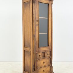 Medinis bufetas su keturiais stalčiais 45x64x180 cm