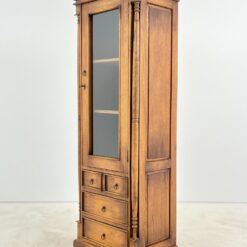 Medinis bufetas su keturiais stalčiais 45x64x180 cm