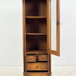 Medinis bufetas su keturiais stalčiais 45x64x180 cm