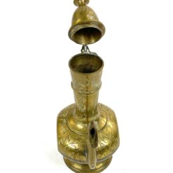 Indiškas suvenyrinis žalvarinis kavinukas 100 ml 6x12x16 cm