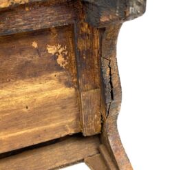Medinė inkrustuota trijų stalčių mini spintelė 16×30,5×29 cm