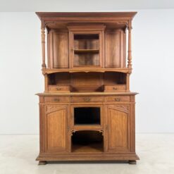 Art Nouveau laikotarpio ąžuolinis bufetas 60x151x225 cm