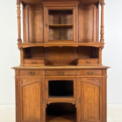 Art Nouveau laikotarpio ąžuolinis bufetas 60x151x225 cm