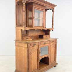 Art Nouveau laikotarpio ąžuolinis bufetas 60x151x225 cm