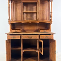 Art Nouveau laikotarpio ąžuolinis bufetas 60x151x225 cm