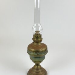 Žalvarinė žibalinė lempa 15x15x54 cm