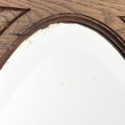 Ąžuolinė dviejų durų rūbų spinta su veidrodžiais 54x102x210 cm