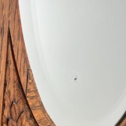 Ąžuolinė trijų durų rūbų spinta su veidrodžiais 55,5x135x213 cm