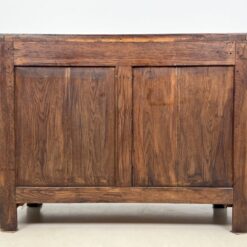 Senovinė ąžuolinė drožinėta penkių stalčių komoda 56x113x82 cm