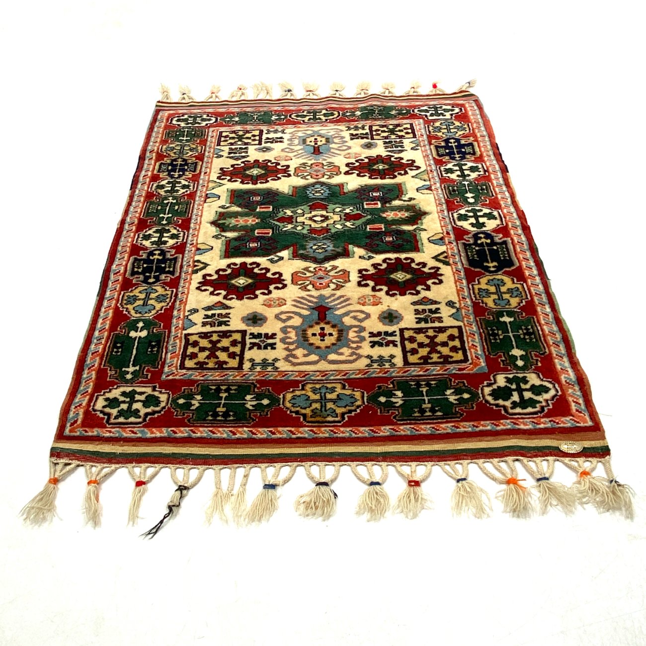 DS0275-kilimai-0 Vilnonis rankų darbo kilimas “Afghan” 137x93x0,6 cm