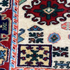 Vilnonis rankų darbo kilimas “Afghan” 137x93x0,6 cm