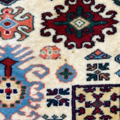 Vilnonis rankų darbo kilimas “Afghan” 137x93x0,6 cm