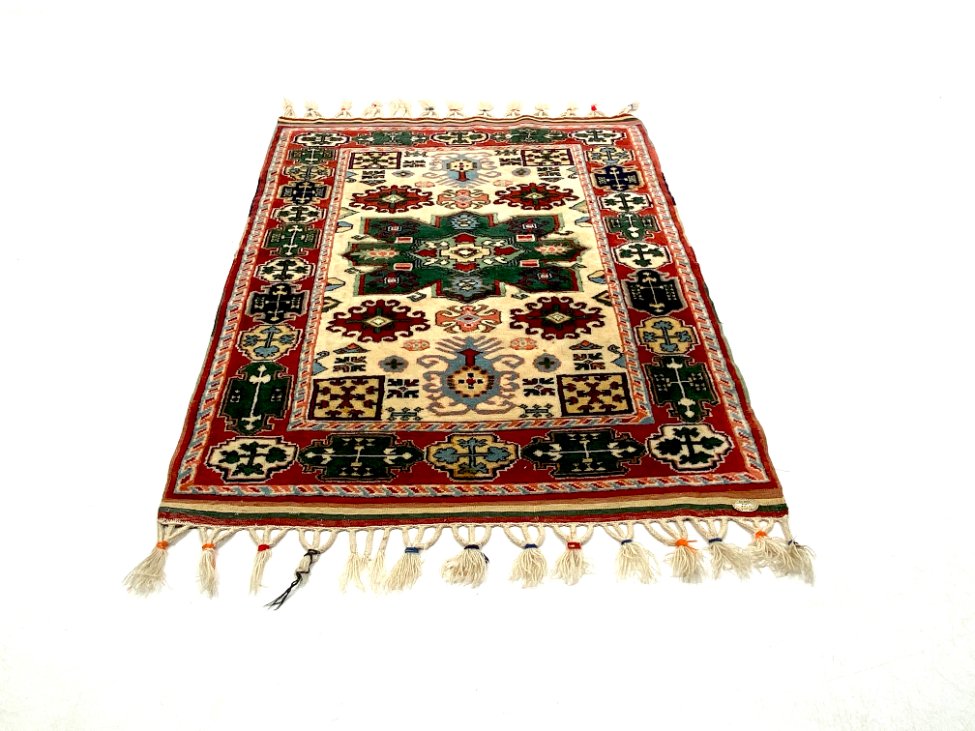 DS0275-kilimai-2 Vilnonis rankų darbo kilimas “Afghan” 137x93x0,6 cm