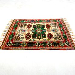 Vilnonis rankų darbo kilimas “Afghan” 137x93x0,6 cm