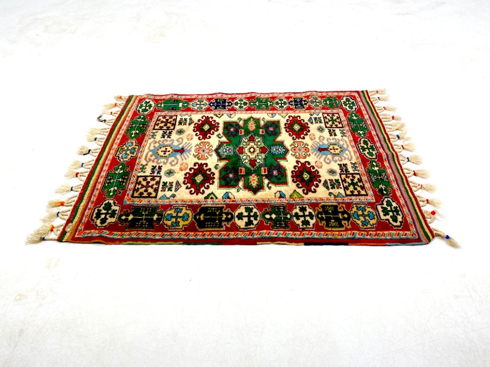 DS0275-kilimai-4 Vilnonis rankų darbo kilimas “Afghan” 137x93x0,6 cm