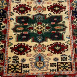 Vilnonis rankų darbo kilimas “Afghan” 137x93x0,6 cm