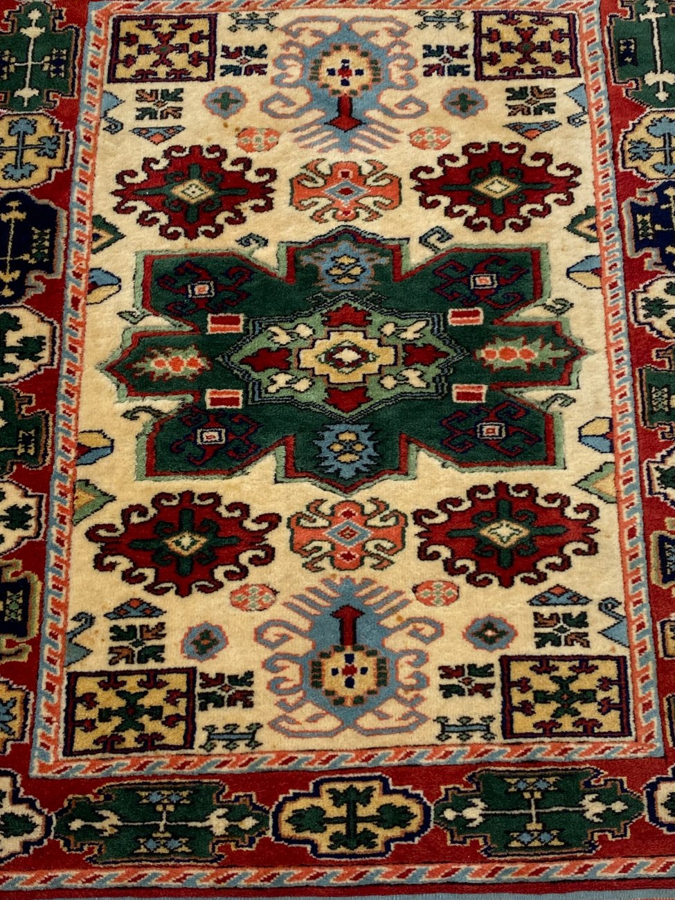 DS0275-kilimai-5 Vilnonis rankų darbo kilimas “Afghan” 137x93x0,6 cm