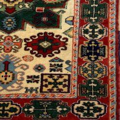 Vilnonis rankų darbo kilimas “Afghan” 137x93x0,6 cm