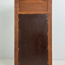 Sendintas veidrodis ąžuoliniame drožinėtame rėme 8×91,5×181 cm