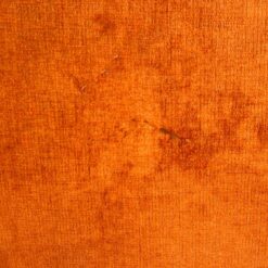 Oranžinės spalvos tekstilinė sofa su dviejais foteliais, 3 vnt. komplektas