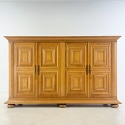 Ąžuolinė keturių durų komoda 54x253x155 cm