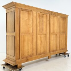 Ąžuolinė keturių durų komoda 54x253x155 cm