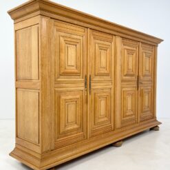 Ąžuolinė keturių durų komoda 54x253x155 cm