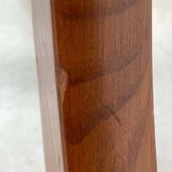 Apvalus riešutmedžio valgomojo stalas 100,5×100,5×76,5 cm