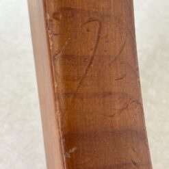 Apvalus riešutmedžio valgomojo stalas 100,5×100,5×76,5 cm