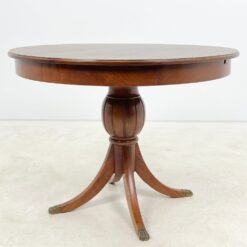 Apvalus riešutmedžio valgomojo stalas 100,5×100,5×76,5 cm