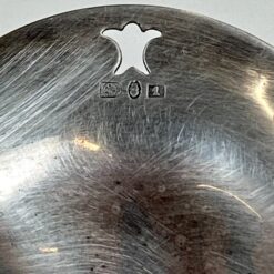 Vokiškas Friedrich Wilhelm Quist sidabruoto metalo stalo semtuvėlis 14,5x17x2 cm