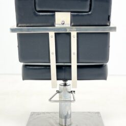 Metalinis 360° sukamas reguliuojamo aukščio kirpyklos krėslas su eko oda 67×56,5×92(+10) cm, 48(+10) cm