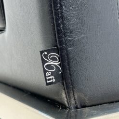 Metalinis 360° sukamas reguliuojamo aukščio kirpyklos krėslas su eko oda 67×56,5×92(+10) cm, 48(+10) cm