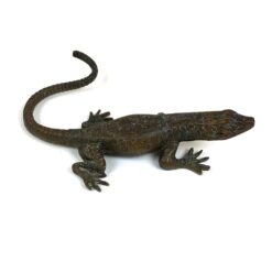 Žalvarinė driežo statula 24,5×19,5×6,5 cm