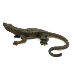 Žalvarinė driežo statula 24,5×19,5×6,5 cm