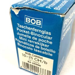 Bob Optik Carina 10×25 žiūronai su tekstilės dėklu ir originalia dėžute