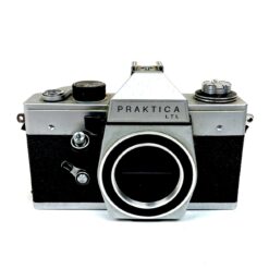 Vintažinis vokiškas Praktica LTL juostinis fotoaparatas be objektyvo (neveikiantis) 5,5x15,5x10 cm