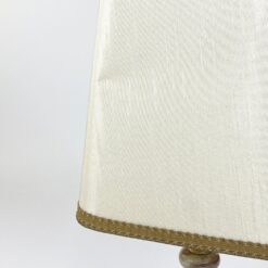 Stalinis šviestuvas iš onikso su tekstilės gaubtu 25,5×25,5×48 cm