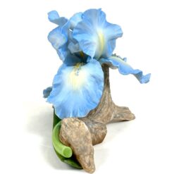 Porcelianinė Ronald Van Ruyckevelt statula “The blue sapphire iris” 15x23x14 cm