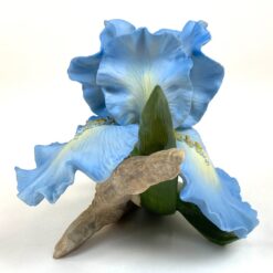 Porcelianinė Ronald Van Ruyckevelt statula “The blue sapphire iris” 15x23x14 cm