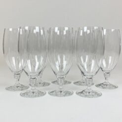 Stiklinės taurės žemomis kojelėmis 8 vnt. komplektas po 400 ml 7x7x18,5 cm